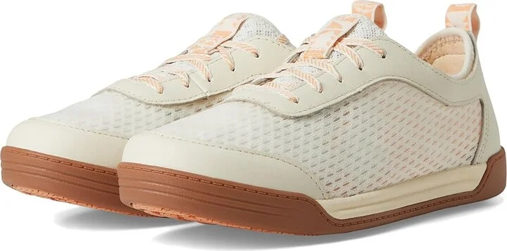 L.L.Bean Vacationland Sneaker Lace Women's Shoes Paperwhite : 8.5 B - Medium, Synthetic
