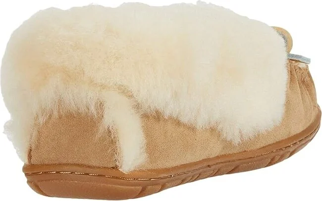 L.L.Bean Wicked Good Moccasins Women's Shoes Brown : 5 B - Medium, Sheepskin - Image 9