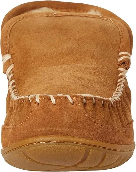 L.L.Bean Wicked Good Slipper Boot Moc Women's Shoes Brown : 9 B - Medium, Leather - Image 5