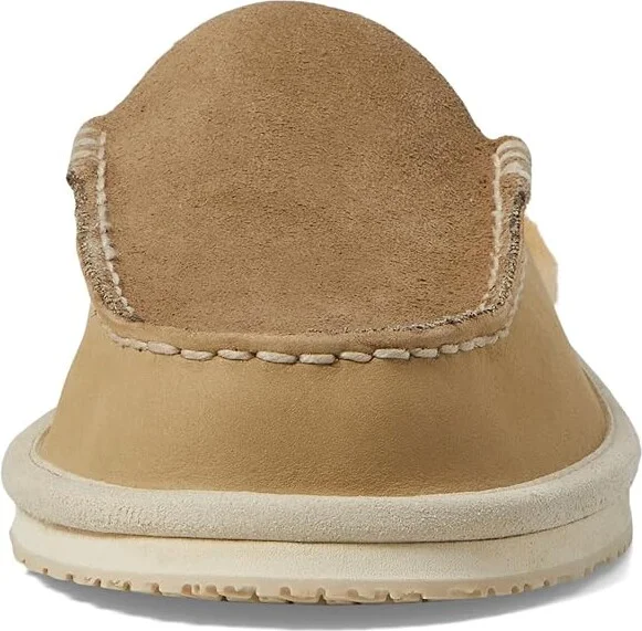 L.L.Bean Wicked Good Slipper Scuff 4 Women's Shoes Sand Dune : 6 B - Medium, Leather - Image 2