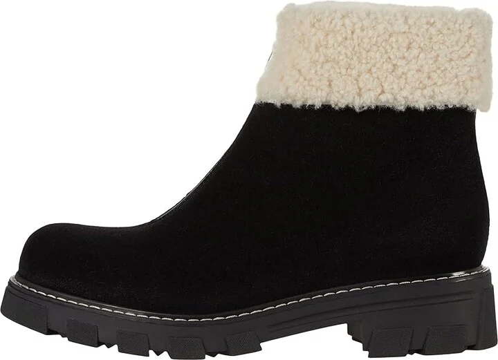 La Canadienne Abba Women's Shoes Black Suede/Shearling : 5 M (B) - Image 6
