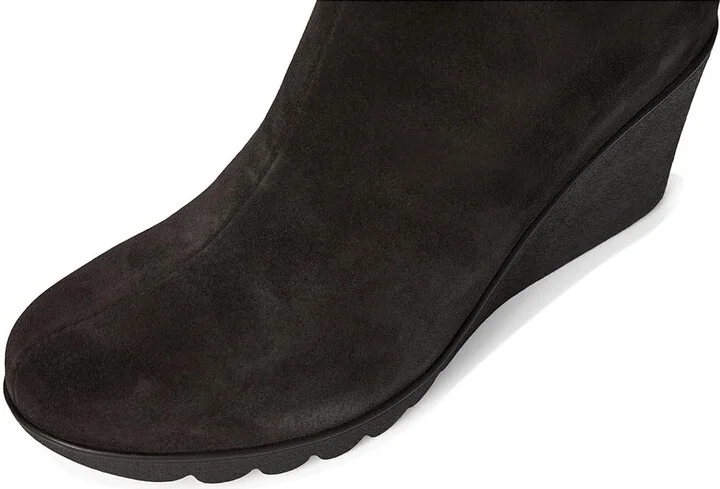 La Canadienne Begonia Women's Boots Brown : 9.5 M (B), Rubber/Suede - Image 2