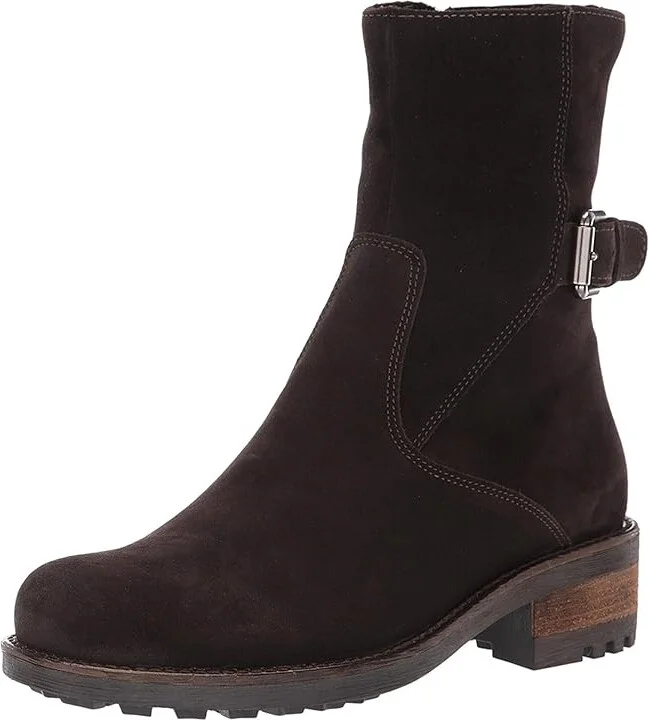 La Canadienne Camilla Women's Zip Boots Brown Oiled Suede : 6 M (B), Leather/Suede - Image 2