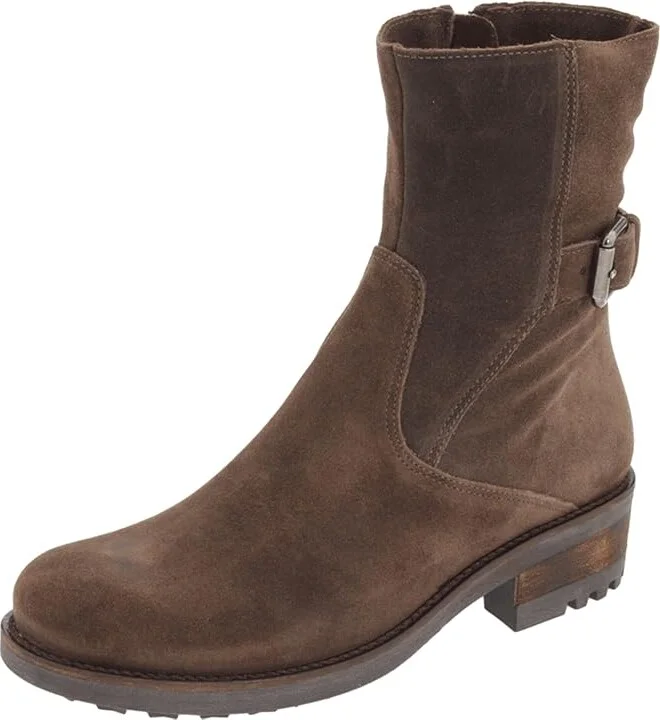 La Canadienne Camilla Women's Zip Boots Stone Oiled Suede : 6 M (B), Leather/Suede - Image 2
