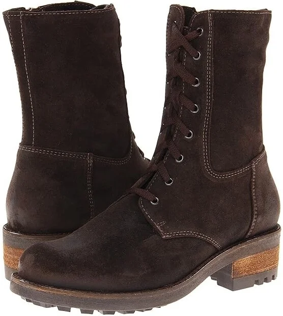 Brown Oiled Suede