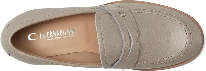 La Canadienne Demi Women's Flat Shoes Platinum : 10 M (B), Leather - Image 2