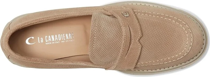La Canadienne Dillon Women's Flat Shoes Wheat : 7 M (B), Leather/Suede - Image 2