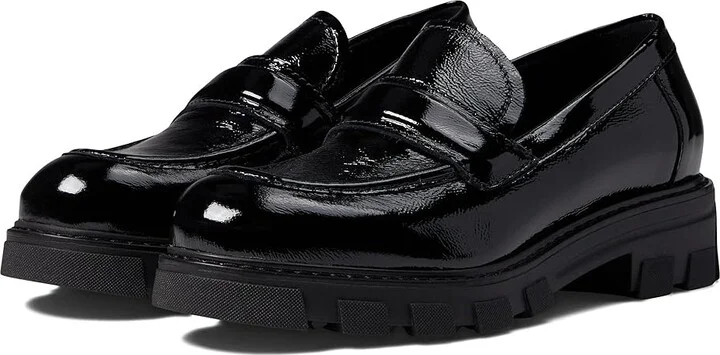 Black Crinkle Patent