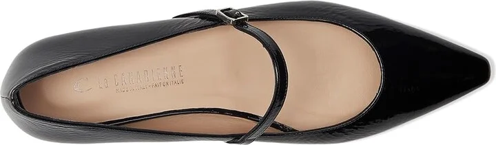 La Canadienne Fritz Women's Flat Shoes Black : 9 B - Medium, Leather - Image 2