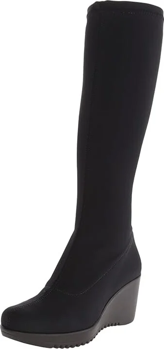 La Canadienne Gaetana Women's Dress Pull-on Boots Black Micro : 7 M (B), Synthetic - Image 2