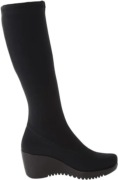 La Canadienne Gaetana Women's Dress Pull-on Boots Black Micro : 7 M (B), Synthetic - Image 8