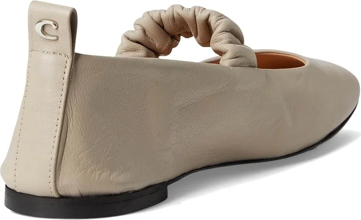 La Canadienne Grey Women's Flat Shoes Beige : 6 M (B), Leather - Image 4