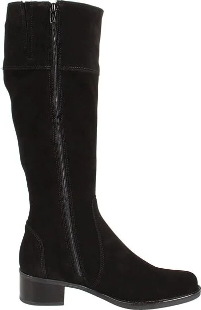 La Canadienne Passion Women's Waterproof Boots Black Suede : 6 WW (EE), Leather - Image 8