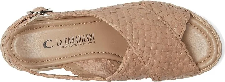 La Canadienne Paulo Women's Sandals Camel : 6.5 M (B), Leather/Rubber - Image 2