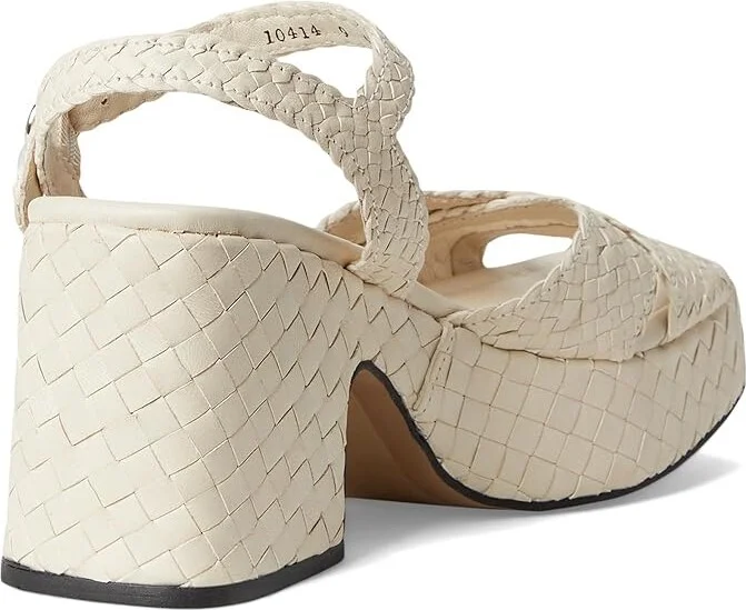 La Canadienne Pico Women's Sandals White : 5.5 B - Medium, Leather - Image 4