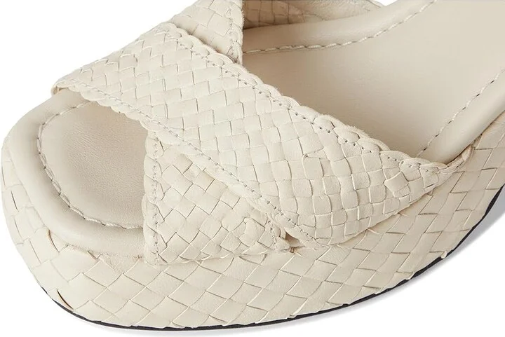 La Canadienne Pico Women's Sandals White : 5.5 B - Medium, Leather - Image 7