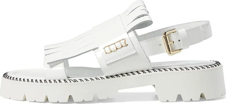 La Canadienne Raisasling Women's Toe Open Shoes White Patent : EU 35.5 (US Women's 4.5-5) M (B), Leather - Image 5