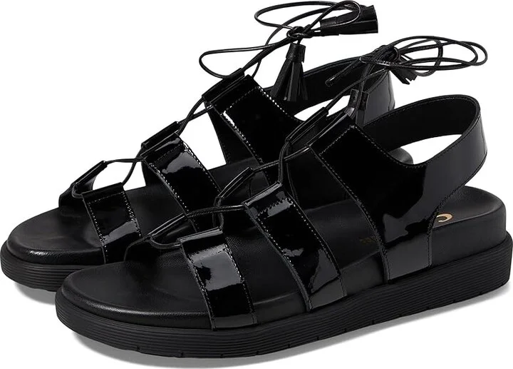La Canadienne Rambler Women's Toe Open Shoes Black Patent : EU 36.5 (US Women's 5.5-6) M (B), Leather