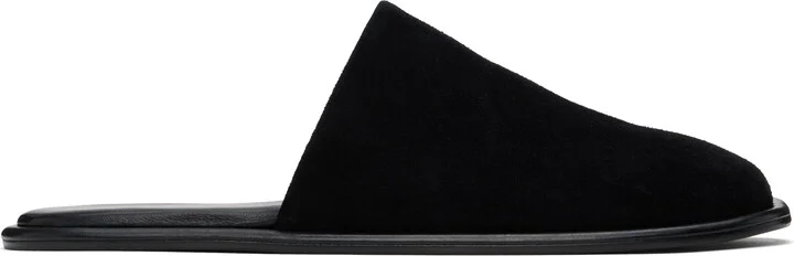 La Collection Black Cameron Slippers