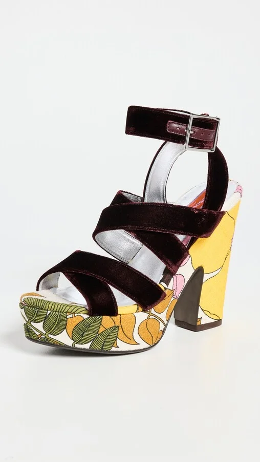 La Double J Medal Wedge Sandals - Image 4