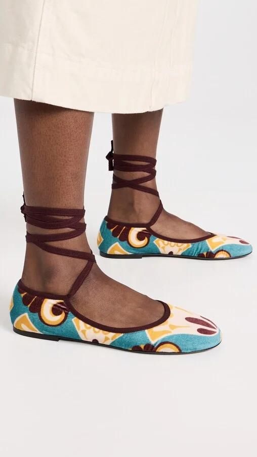 La Double J Winter Ballerina Flats - Image 3
