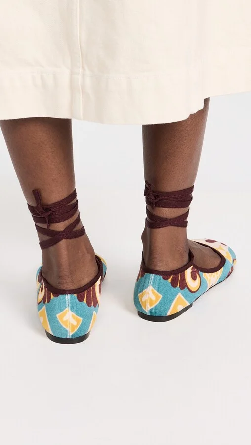 La Double J Winter Ballerina Flats - Image 4