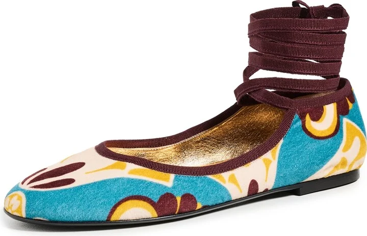 La Double J Winter Ballerina Flats