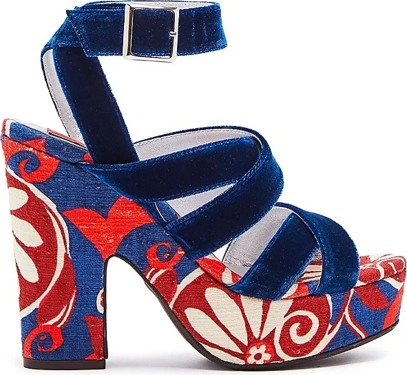 La DoubleJ Women's Medal Wedge Sandal