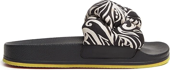 La DoubleJ Women's Treccia Slides