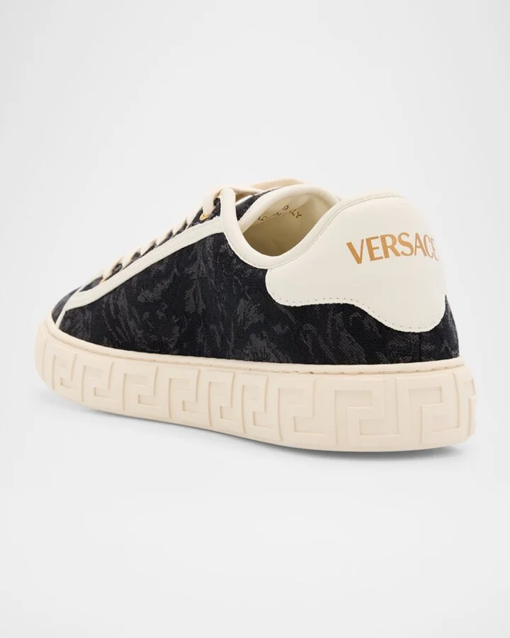 La Greca Embroidered Low-Top Sneakers - Image 6