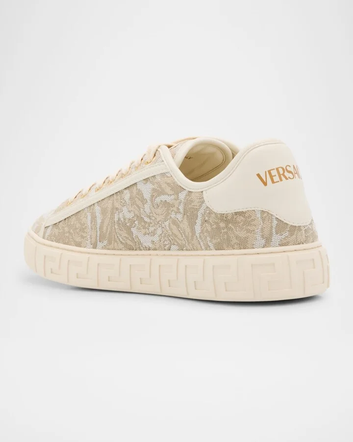 La Greca Embroidered Low-Top Sneakers - Image 10