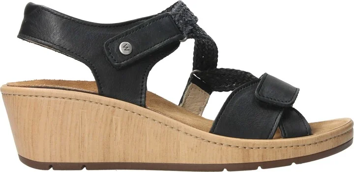 La Jolla Ankle Strap Platform Wedge Sandal - Image 3