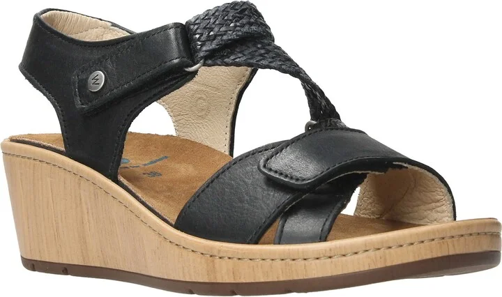 La Jolla Ankle Strap Platform Wedge Sandal