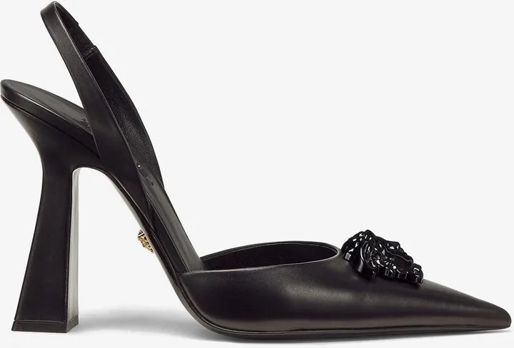 La Medusa 105 Slingback Pumps in Calf Leather