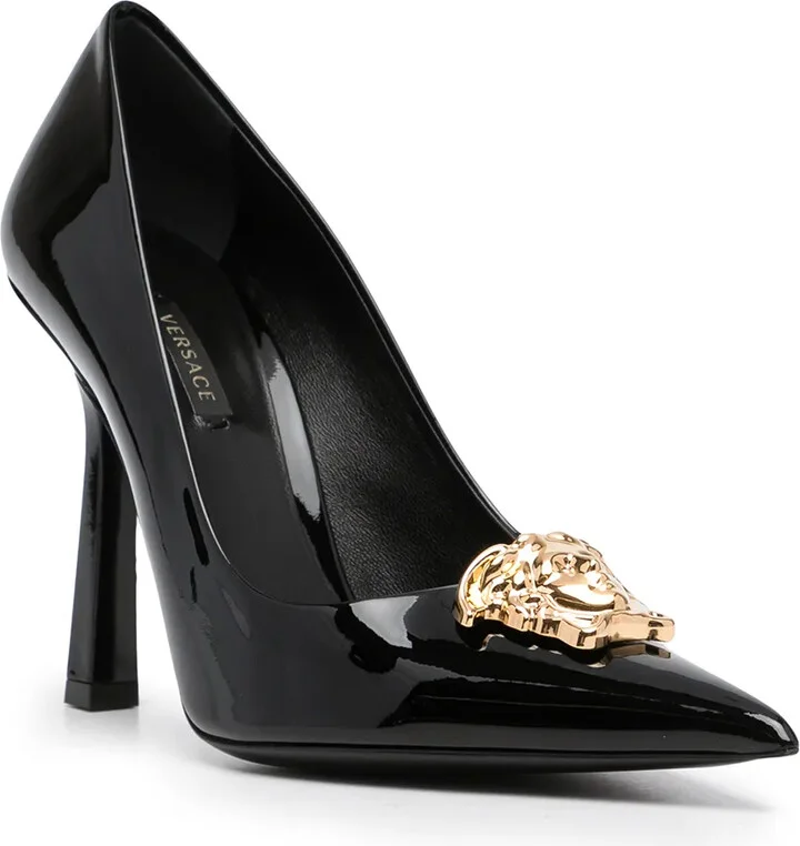 La Medusa 105mm patent-leather pumps - Image 2