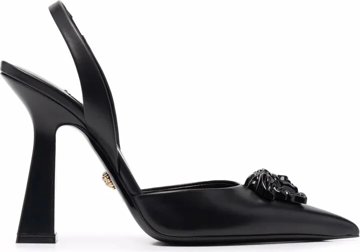 La Medusa 12mm slingback pumps
