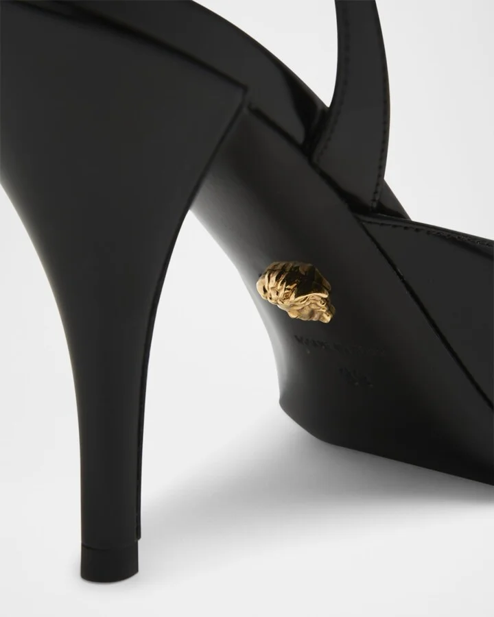 La Medusa Calfskin Leather Pumps - Image 3