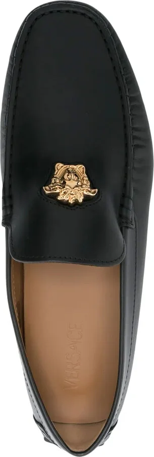 La Medusa leather loafers - Image 4