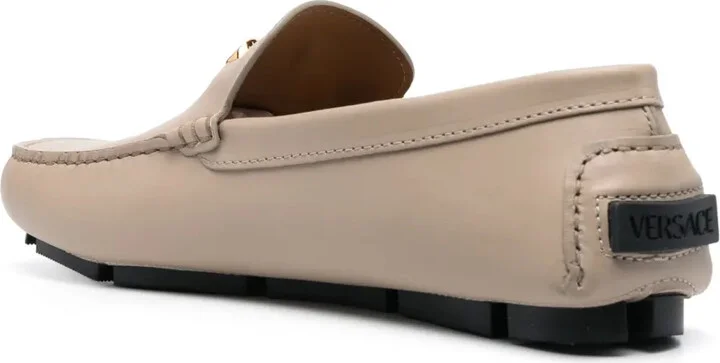 La Medusa leather loafers - Image 3