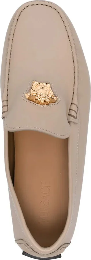 La Medusa leather loafers - Image 4