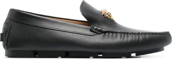 La Medusa leather loafers