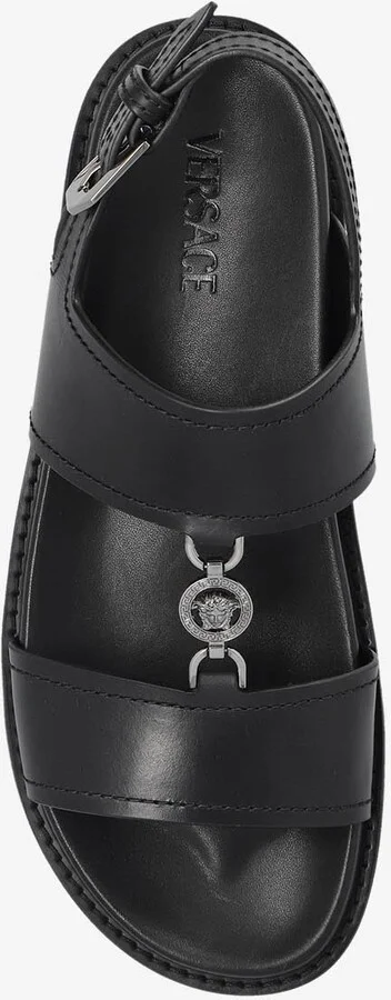 La Medusa Leather Sandals - Image 3