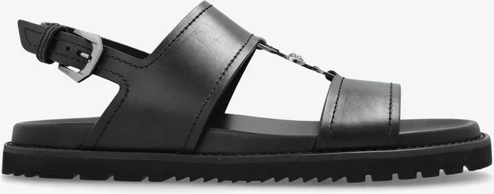 La Medusa Leather Sandals