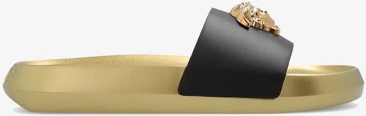 La Medusa Leather Slides