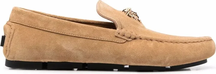 La Medusa suede loafers
