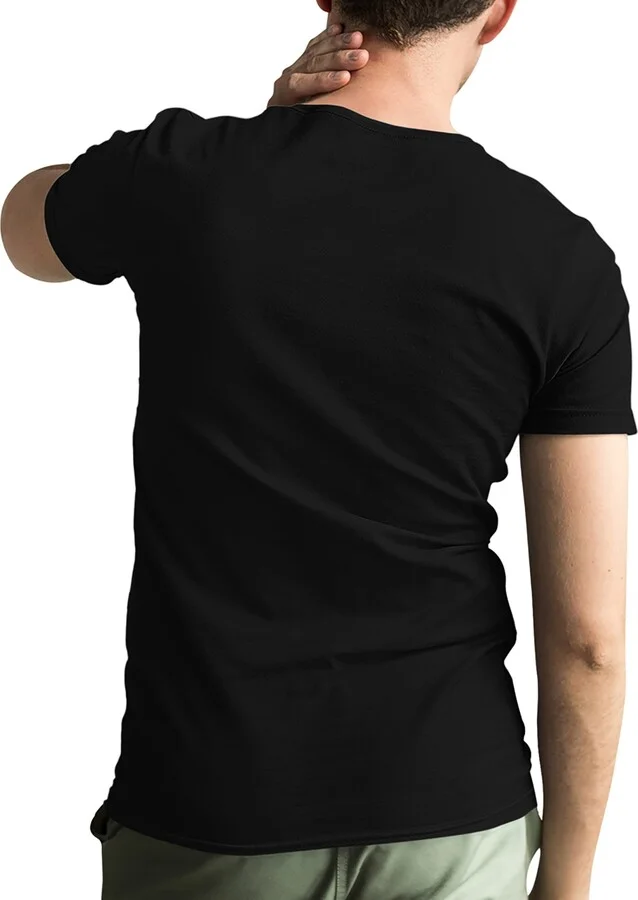 La Pop Art Men's Peeking Reindeer Premium Blend Word Art T-Shirt - Image 3