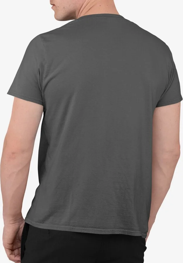 La Pop Art Men's Peeking Reindeer Word Art T-Shirt - Image 2