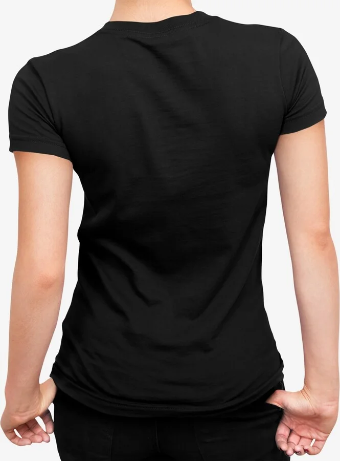 La Pop Art Women's Cowgirl Boots Word Art V-Neck T-shirt - Image 2
