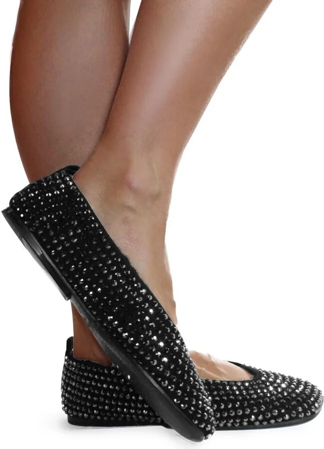 La Rose Ballerina Shoes Crystal Embellished - Image 5