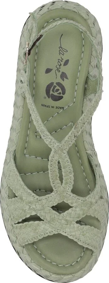 La Rose Maui Platform Wooden Sandal - Image 3